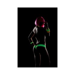 Boyshort sexy dentelle 93 Hot Green