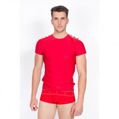 T-Shirt Marker Rouge