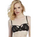 Soutien-gorge ajouré noir