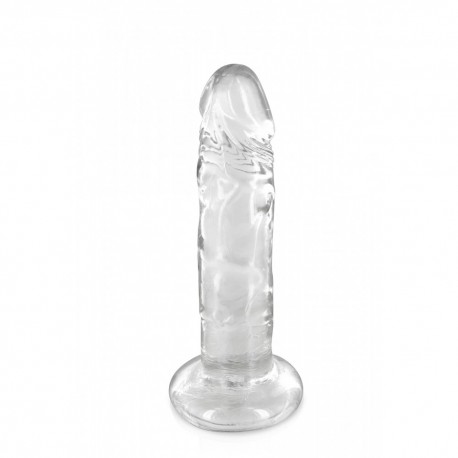 Gode dong jelly transparent ventouse 18cm