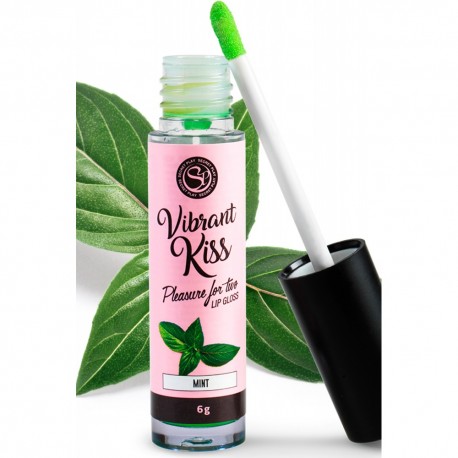 Gloss sexe oral vibrant à la menthe - SP6546