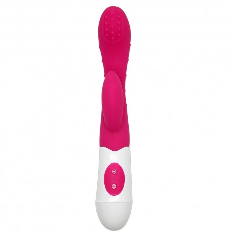 Vibromasseur Rabbit Rose avec picot de stimulation - TOZ051PNK