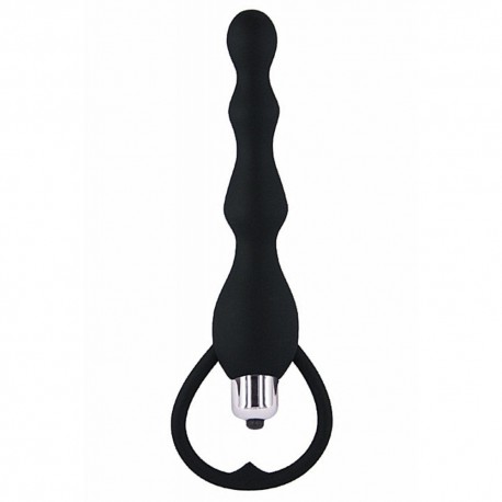 Chapelet anal noir vibrant - CR-AOP057BLK Chapelet anal noir vibrant - CR-AOP057BLK