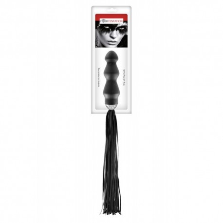 Martinet avec manche plug anal noir Fetish Tentation - CC570401