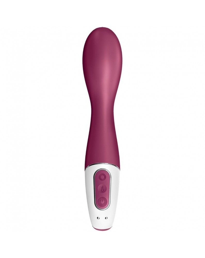 Vibromasseur point G chauffant connecté USB rouge Hot Spot Satisfyer - CC597782