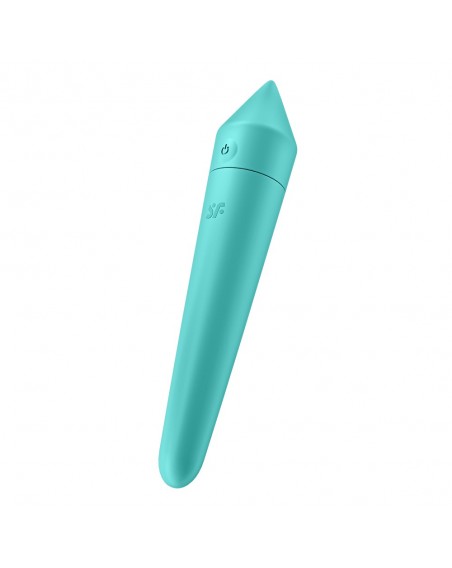 Vibromasseur connecté turquoise USB Ultra Power Bullet 8 Satisfyer - CC597744