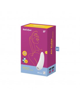 Stimulateur clitoridien connecté blanc Curvy 1 Satisfyer - CC5972390020