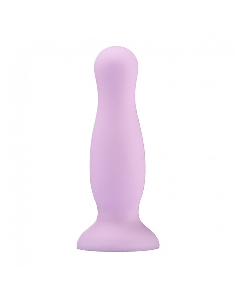 Plug anal ventouse violet pastel taille M - A-001-M-PUR