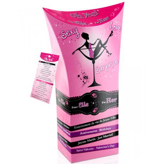 Boîte cadeau sexy fille sextoys jeu creme de plaisir gadget - CC597199