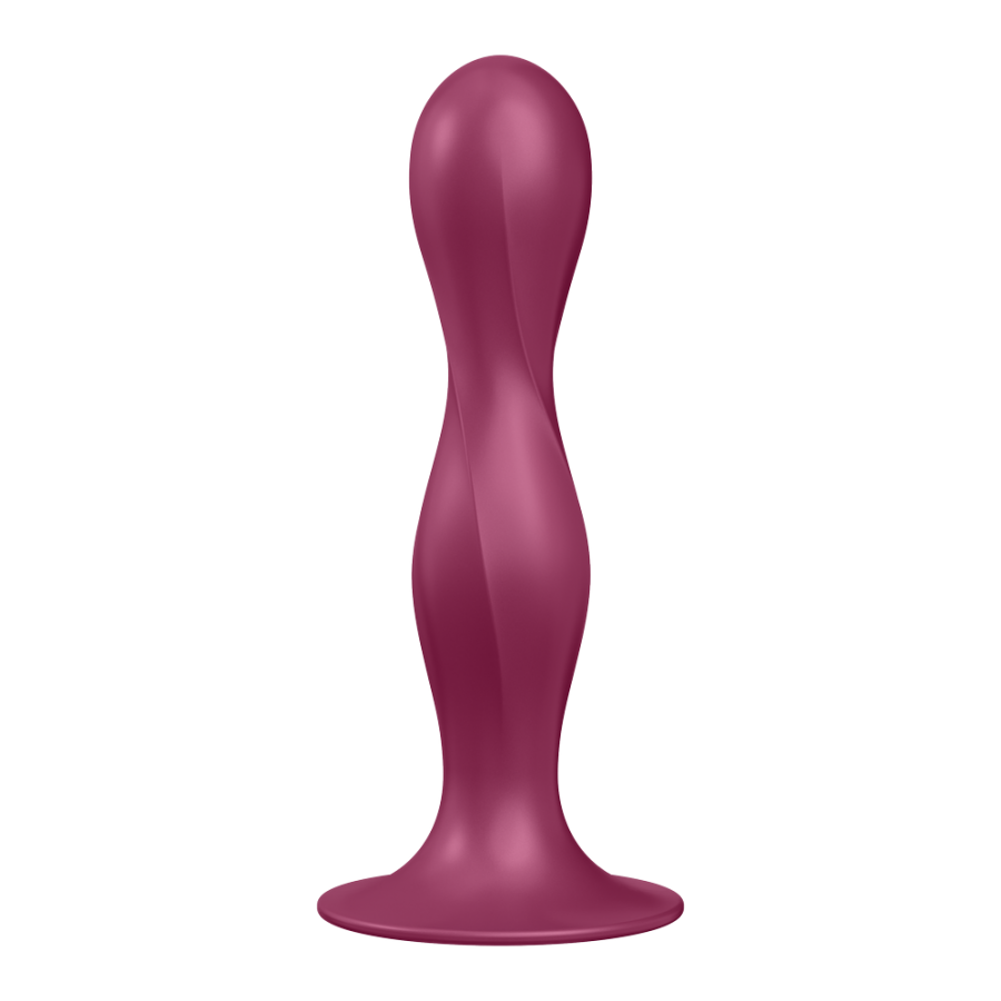 Gode ventouse silicone rouge Double Ball-R Satisfyer - CC597842