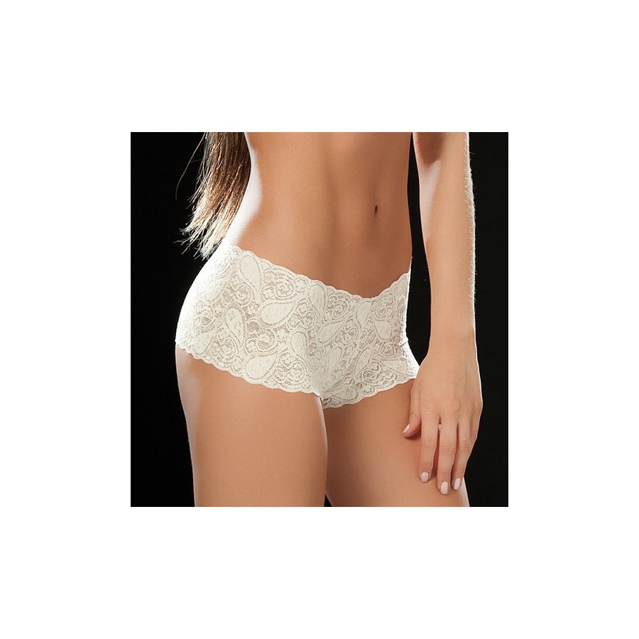 Boyshort dentelle 90 White