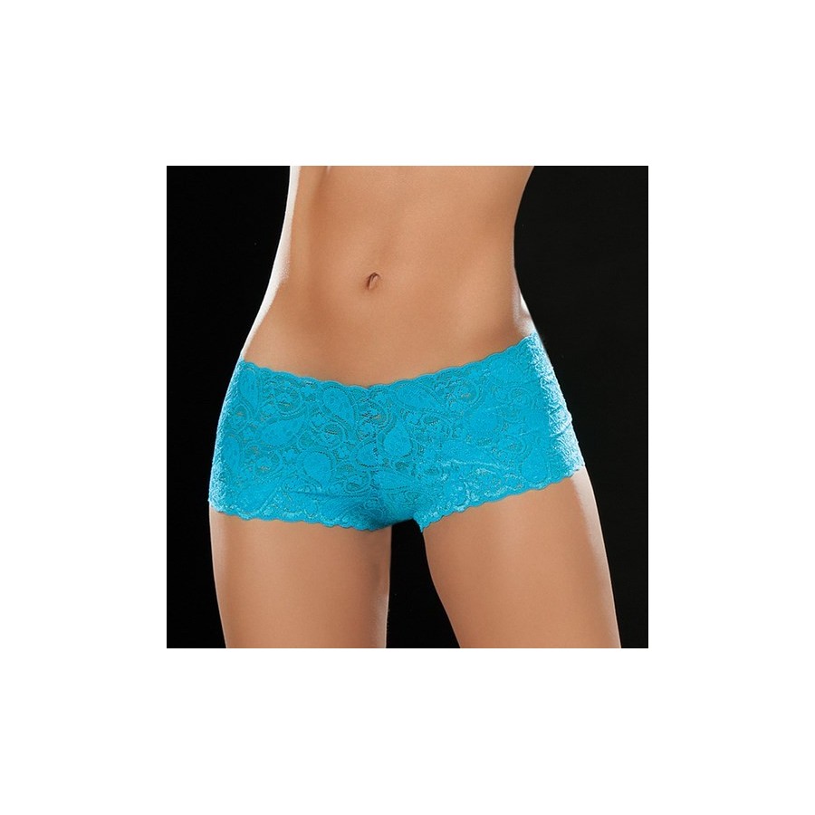 Boyshort dentelle 90 Turquoise