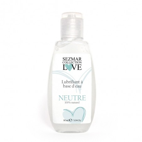 Lubrifiant à base d'eau 100% naturel Neutre 90 ml - SEZ090