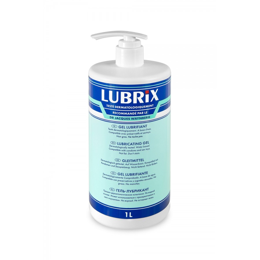 Gel lubrifiant 1 litre à base d'eau Lubrix - CC800152 Gel lubrifiant 1 litre à base d'eau Lubrix - CC800152