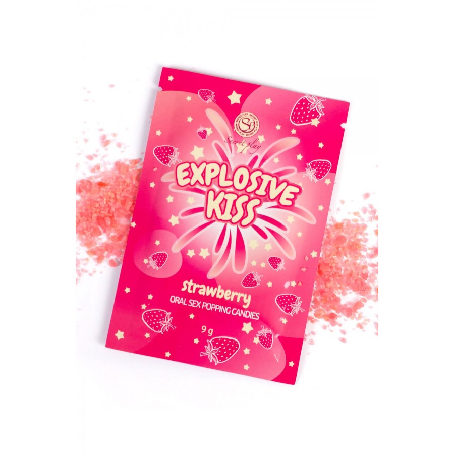 Bonbons pétillants à la fraise spécial sexe oral - SP3702 Bonbons pétillants à la fraise spécial sexe oral - SP3702