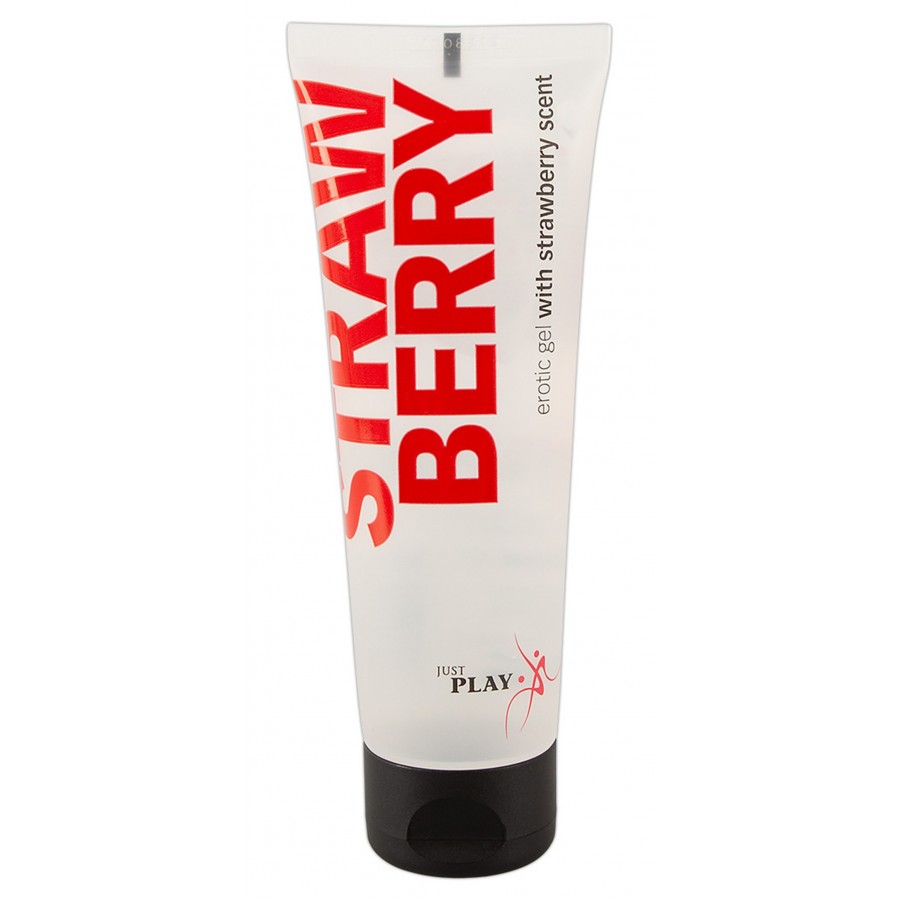 Lubrifiant à base d'eau arôme fraise, végétalien 80 ml - R626228 Lubrifiant à base d'eau arôme fraise, végétalien 80 ml - R626228