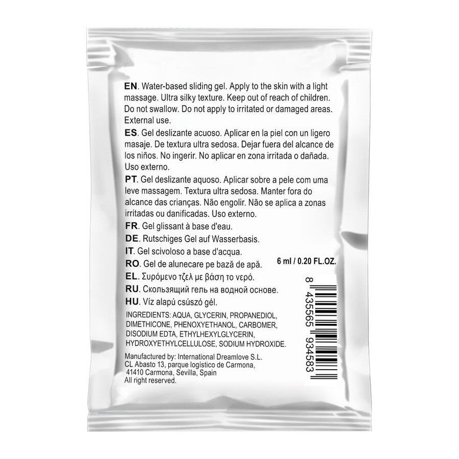 Dosette gel à base d'eau, dilatation anal 6 ML - L934583