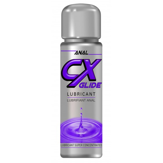 Lubrifiant anal à base d'eau 100 ML CX GLIDE - CC800127