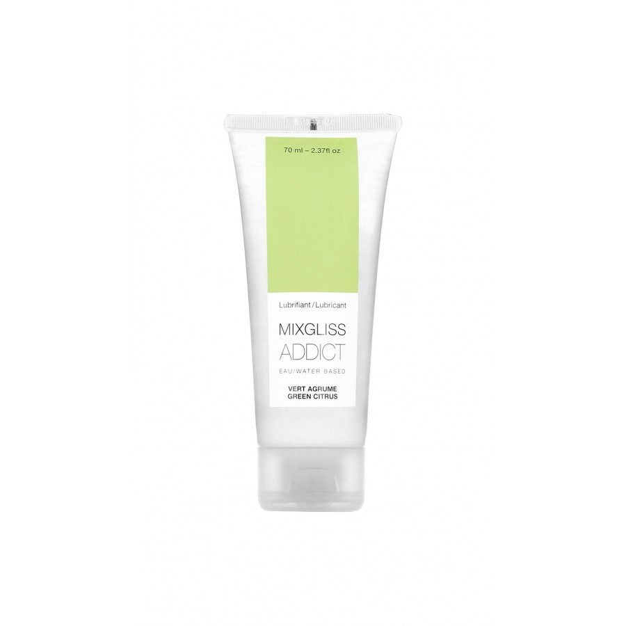 Lubrifiant Mixgliss eau Addict Vert agrume 70 ML - MG2245 Lubrifiant Mixgliss eau Addict Vert agrume 70 ML - MG2245