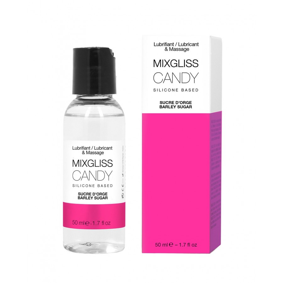2 en 1 Lubrifiant et huile de massage silicone Mixgliss Candy Sucre d'orge 50 ML - MG2559 2 en 1 Lubrifiant et huile de massage silicone Mixgliss Candy Sucre d'orge 50 ML - MG2559