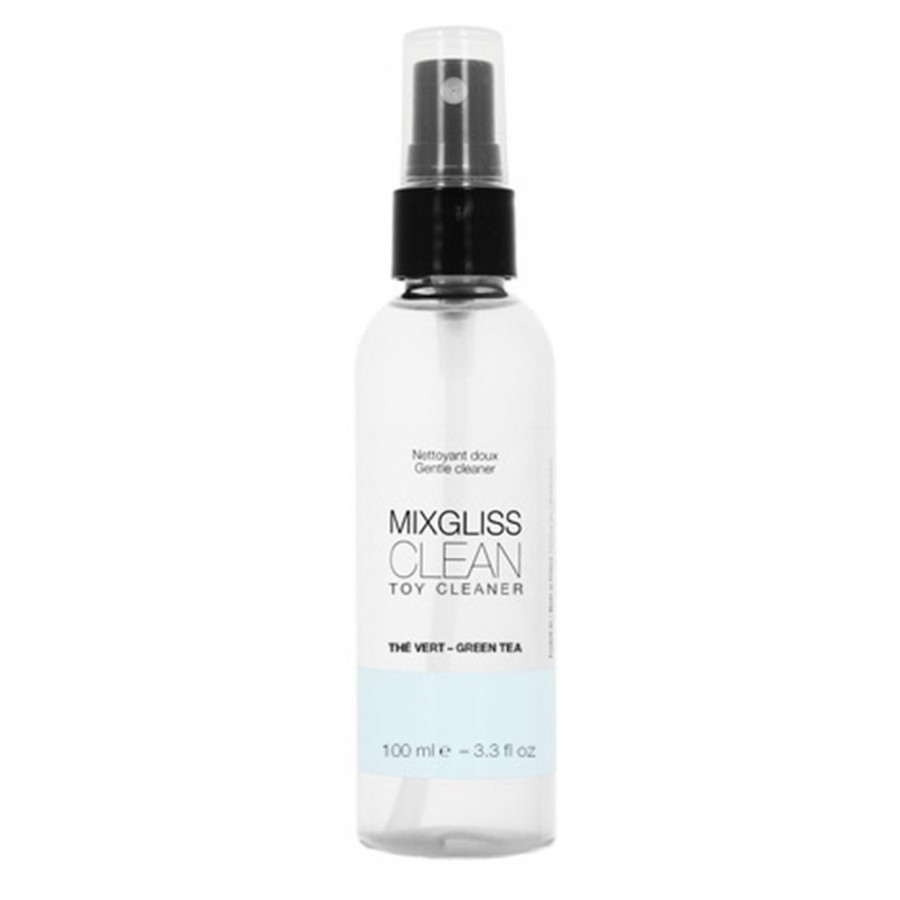 Nettoyant sextoys Mixgliss Thé vert à base d'eau 100 ML - MG2191 Nettoyant sextoys Mixgliss Thé vert à base d'eau 100 ML - MG2191