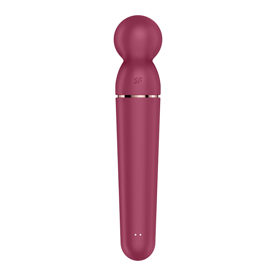 Vibromasseur wand rouge USB 60 vibrations Planet Wand-er Satisfyer - CC597844