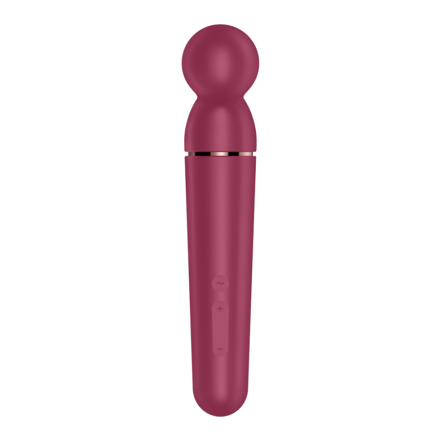 Vibromasseur wand rouge USB 60 vibrations Planet Wand-er Satisfyer - CC597844