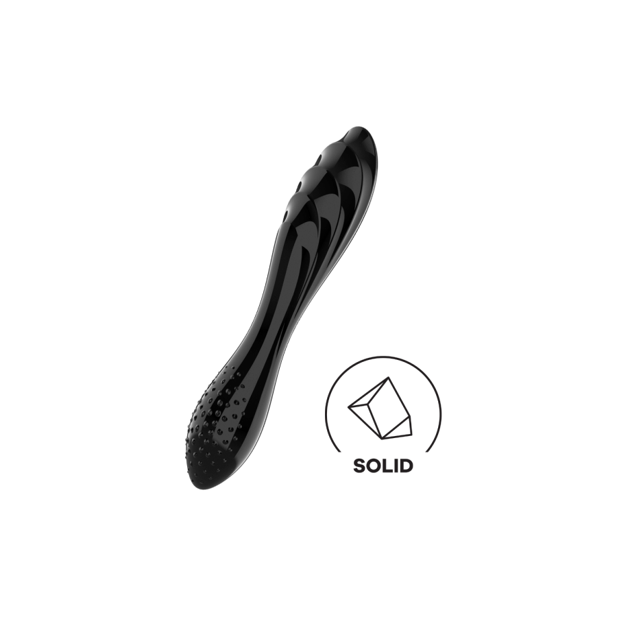 Gode en verre noir haute qualité Dazzling Crystal 1 Satisfyer - CC597831
