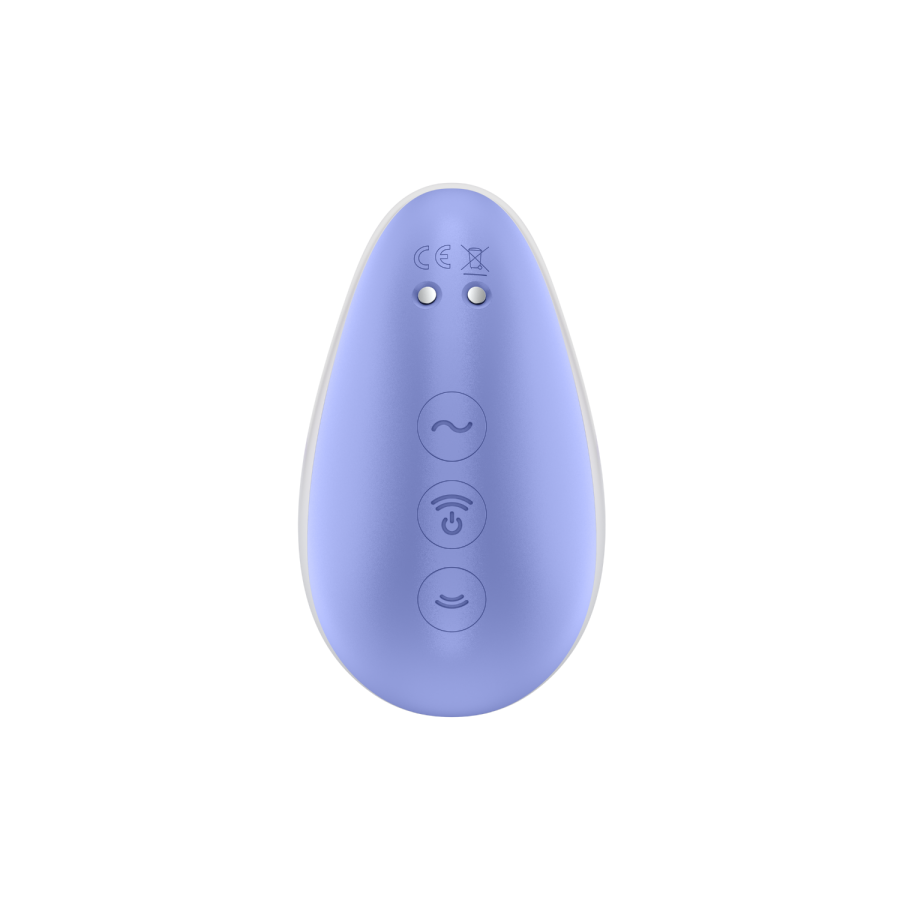 Stimulateur clitoridien par onde de pression sans contact et par vibration USB violet et rose, Pixie Dust Satisfyer - CC597836