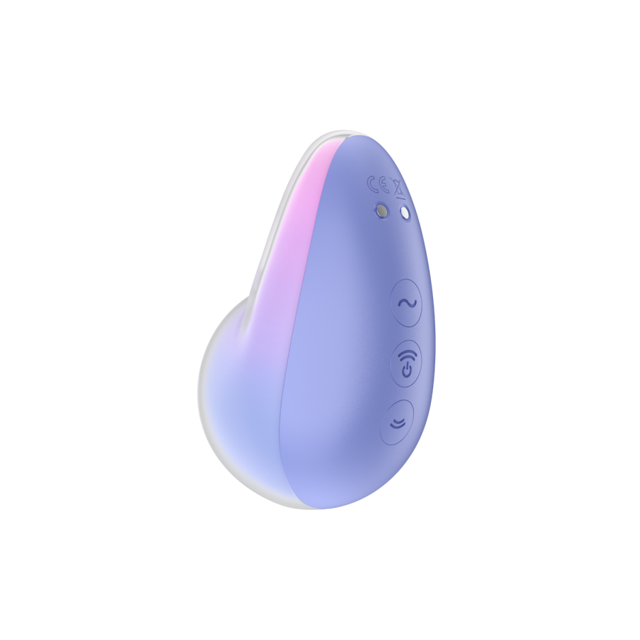 Stimulateur clitoridien par onde de pression sans contact et par vibration USB violet et rose, Pixie Dust Satisfyer - CC597836