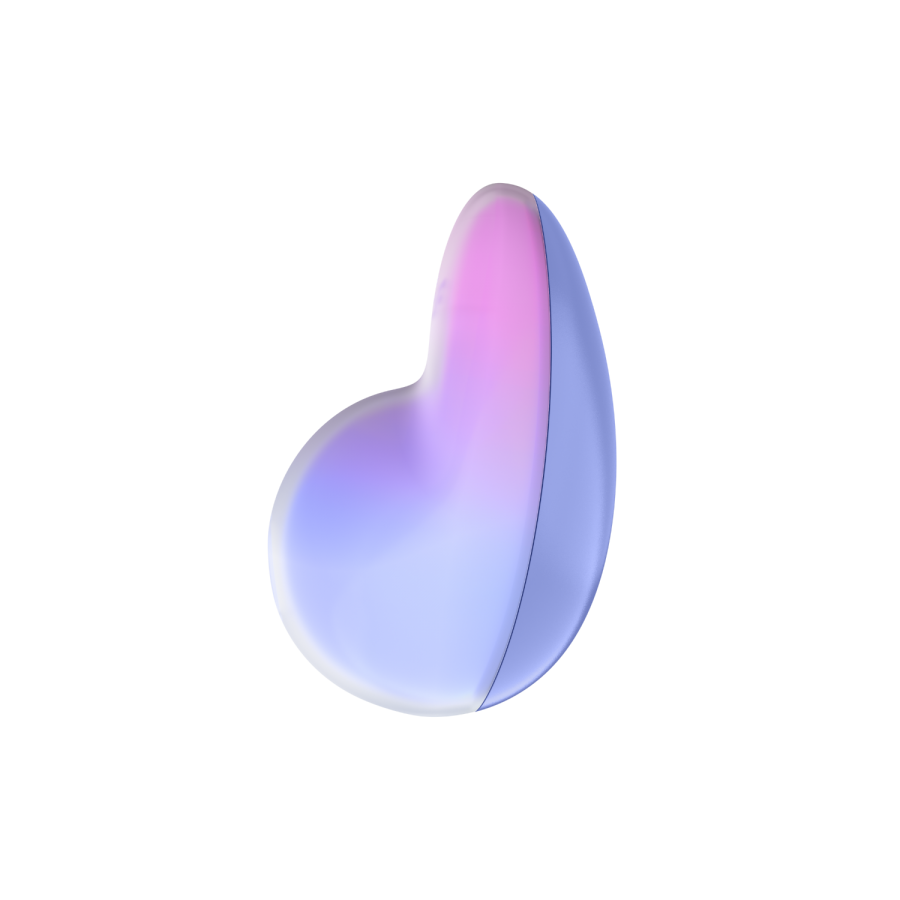 Stimulateur clitoridien par onde de pression sans contact et par vibration USB violet et rose, Pixie Dust Satisfyer - CC597836