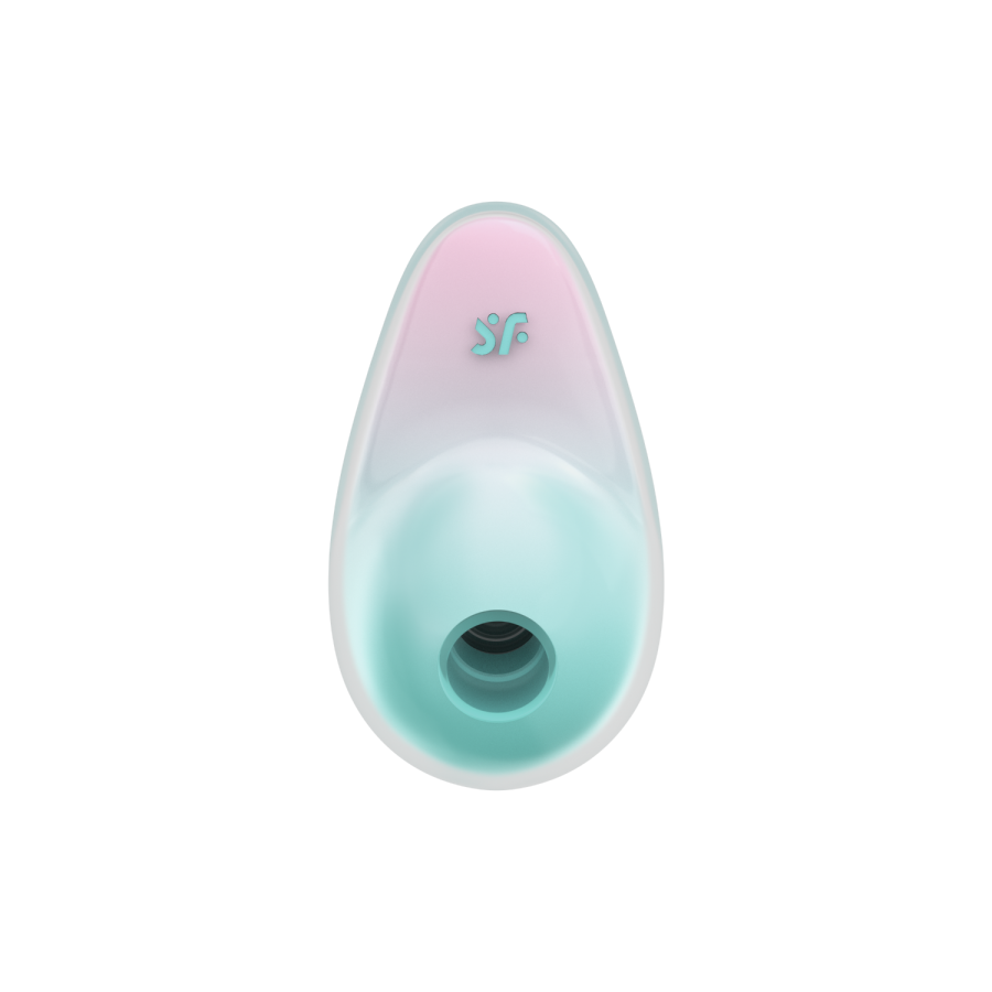 Stimulateur clitoridien par onde de pression sans contact et par vibration USB vert et rose, Pixie Dust Satisfyer - CC597837