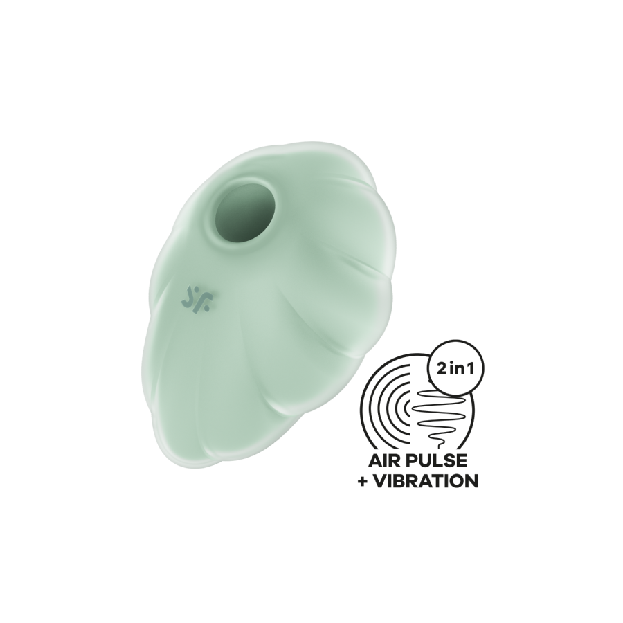 Stimulateur clitoridien par onde de pression sans contact et par vibration USB vert menthe, Cloud Dancer Satisfyer - CC597838 Stimulateur clitoridien par onde de pression sans contact et par vibration USB vert menthe, Cloud Dancer Satisfyer - CC597838