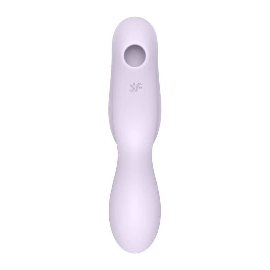 2 en 1 Vibromasseur et stimulateur de clitoris USB violet Curvy Trinity 2 Satisfyer - CC597788
