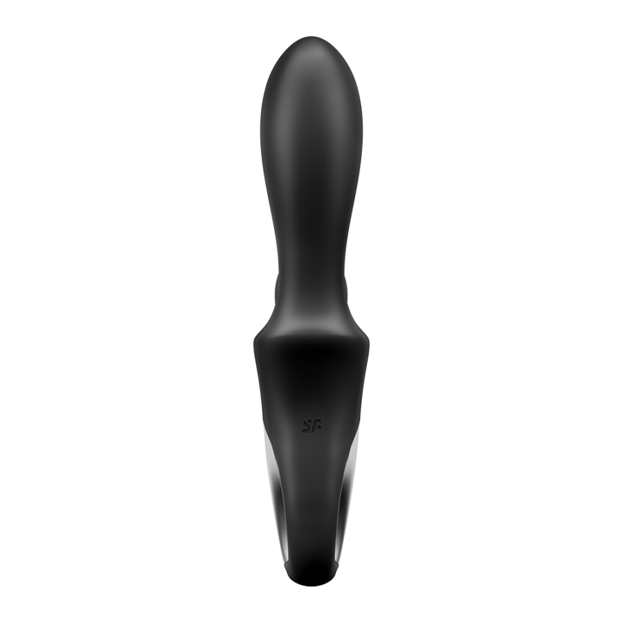 Vibromasseur rabbit noir USB, chauffant et connecté Heat Climax  Satisfyer - CC597791