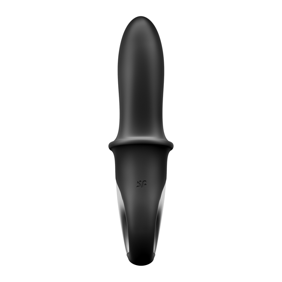Vibromasseur noir USB, chauffant et connecté Hot Passion Satisfyer - CC597790
