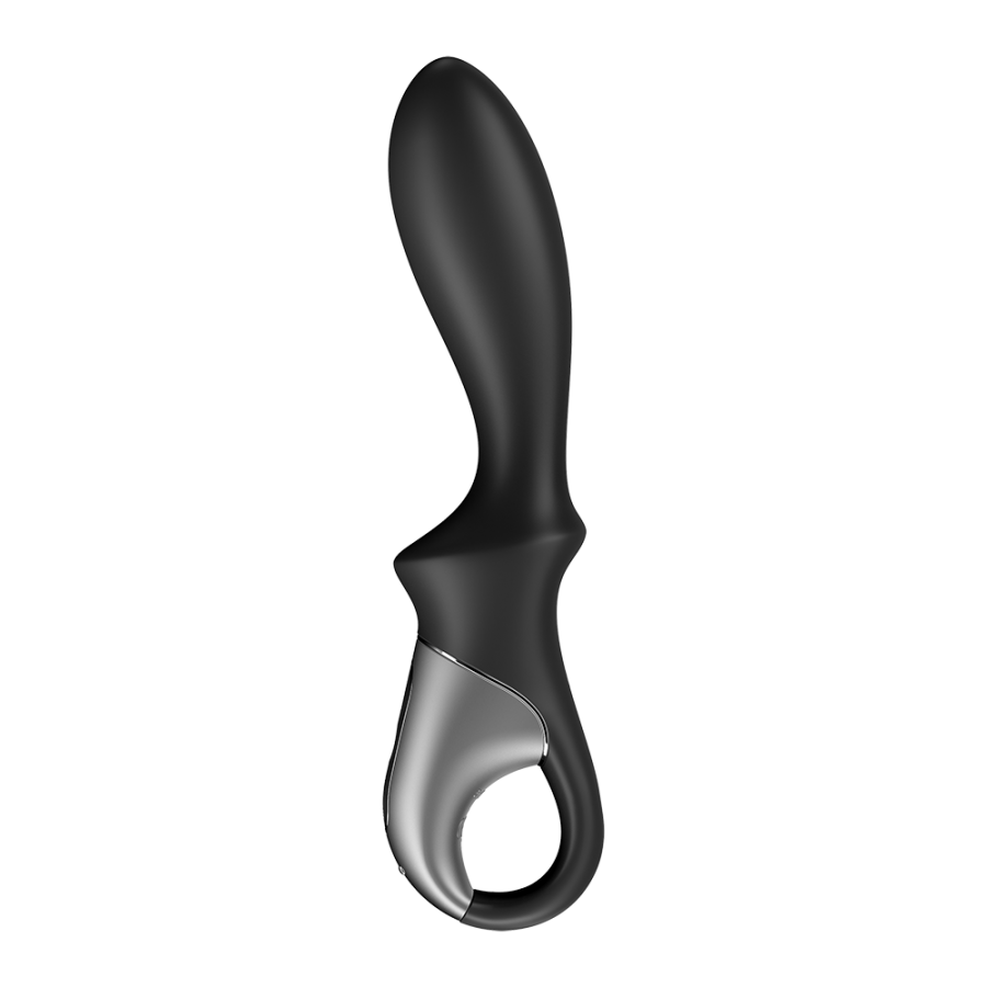 Vibromasseur noir USB, chauffant et connecté Heat Climax Satisfyer - CC597789