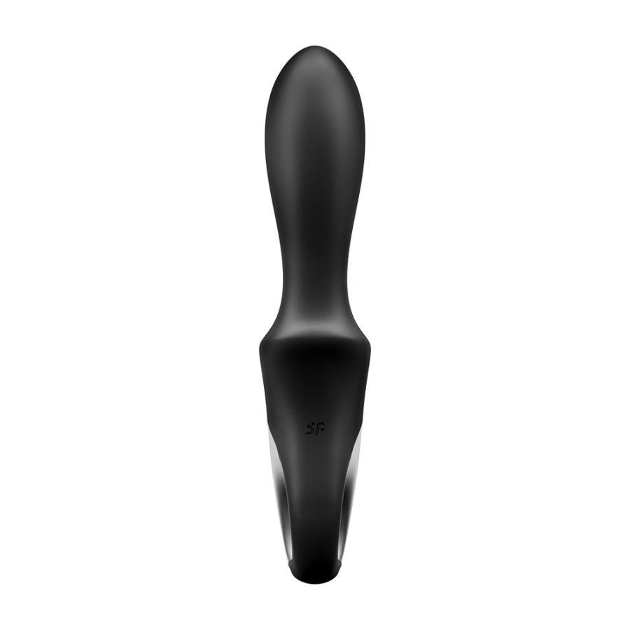 Vibromasseur noir USB, chauffant et connecté Heat Climax Satisfyer - CC597789
