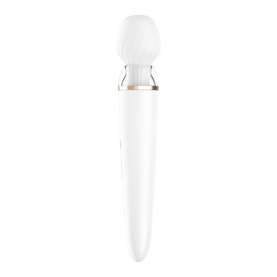 Double wand blanc connecté USB Double Wand-er Satisfyer - CC597756