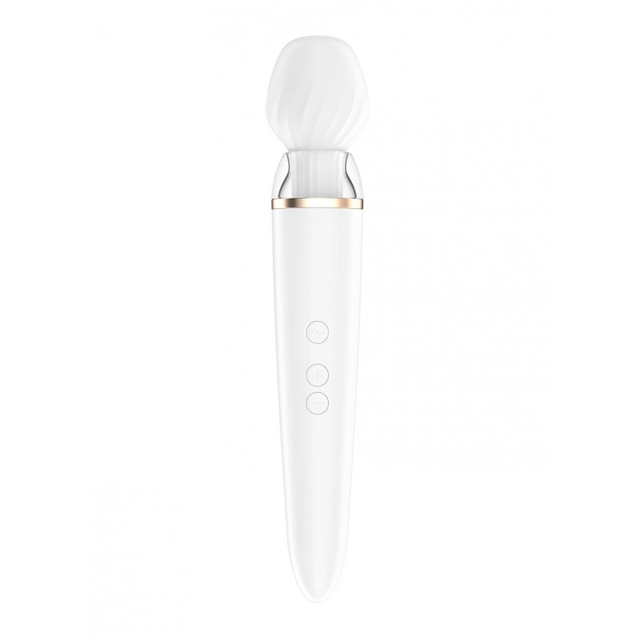 Double wand blanc connecté USB Double Wand-er Satisfyer - CC597756
