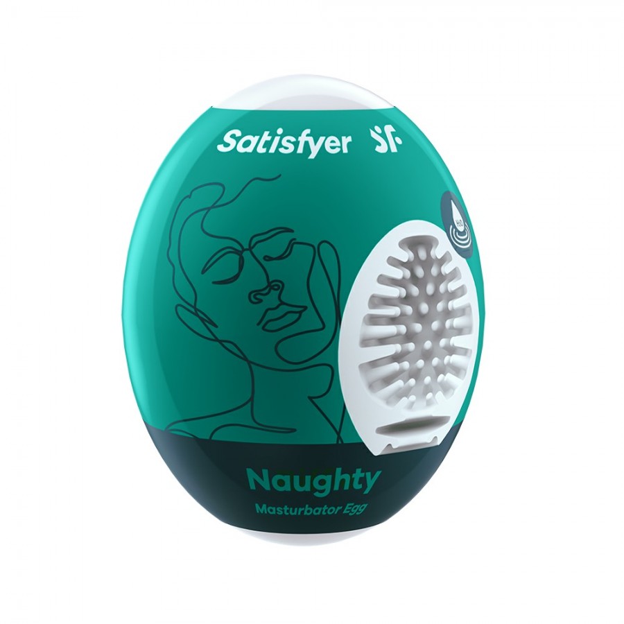 Oeuf masturbateur flexible Naughty Satisfyer - CC597021 Oeuf masturbateur flexible Naughty Satisfyer - CC597021