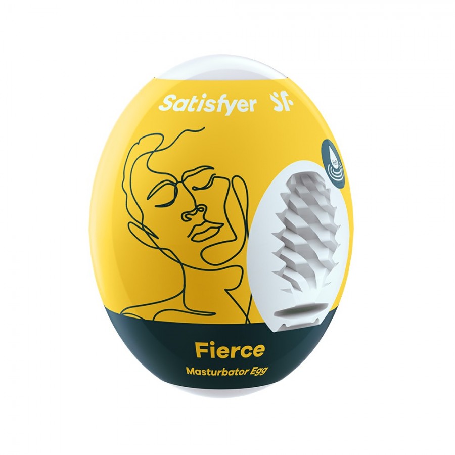 Oeuf masturbateur flexible Fierce Satisfyer - CC597422 Oeuf masturbateur flexible Fierce Satisfyer - CC597422