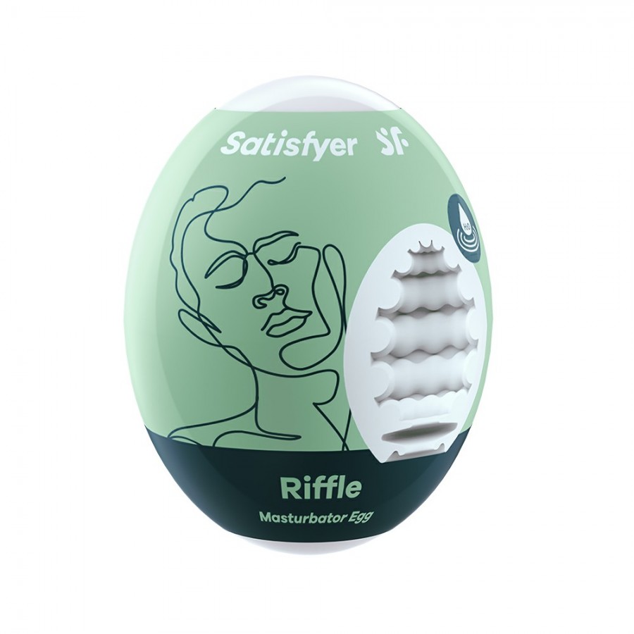 Oeuf masturbateur flexible Riffle Satisfyer - CC597000 Oeuf masturbateur flexible Riffle Satisfyer - CC597000