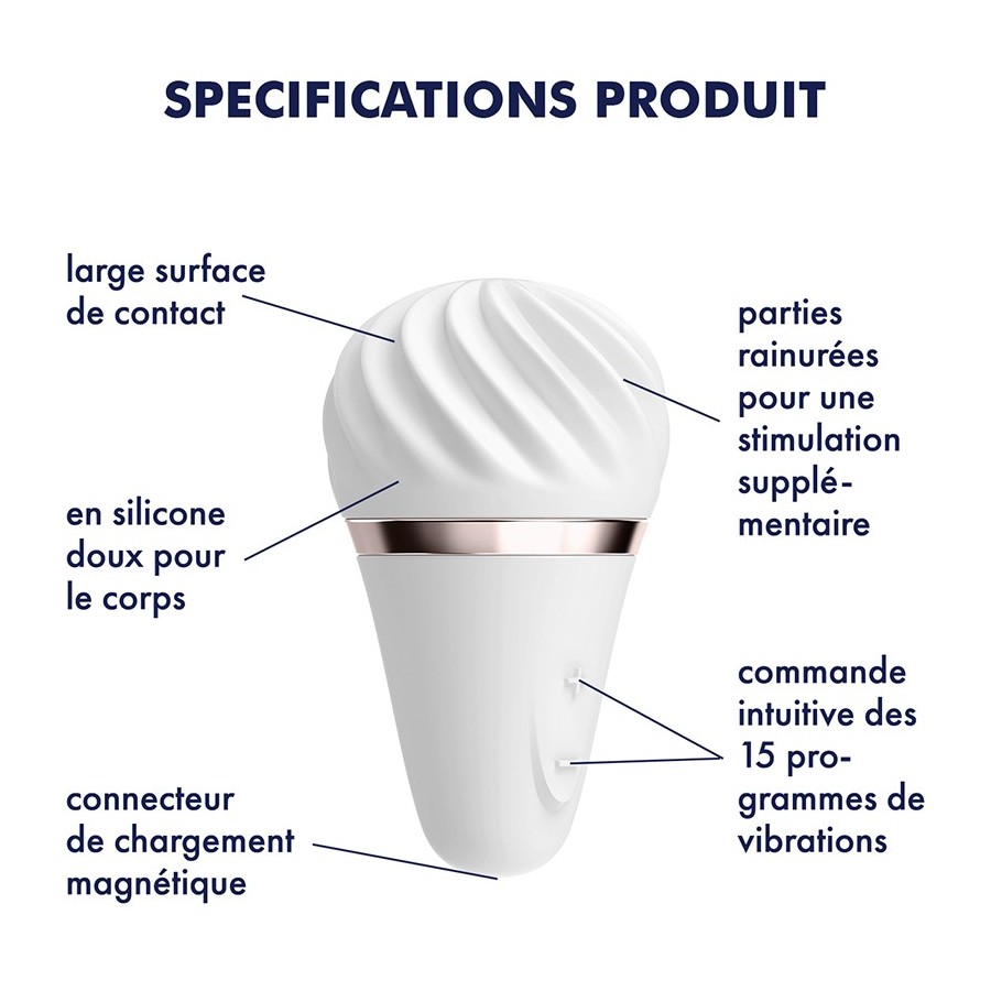 Stimulateur de clitoris USB Little Wand Satisfyer - CC597225