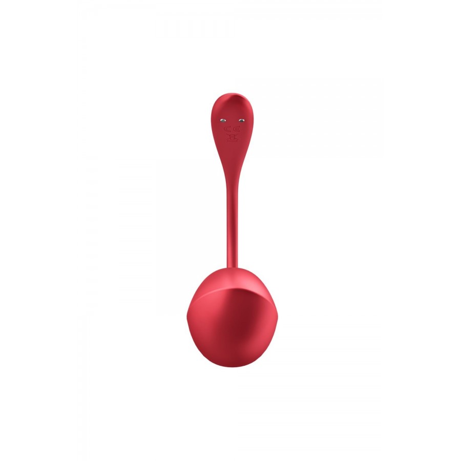 Oeuf vibrant télécommandé rouge Shiny Petal Satisfyer - CC597863