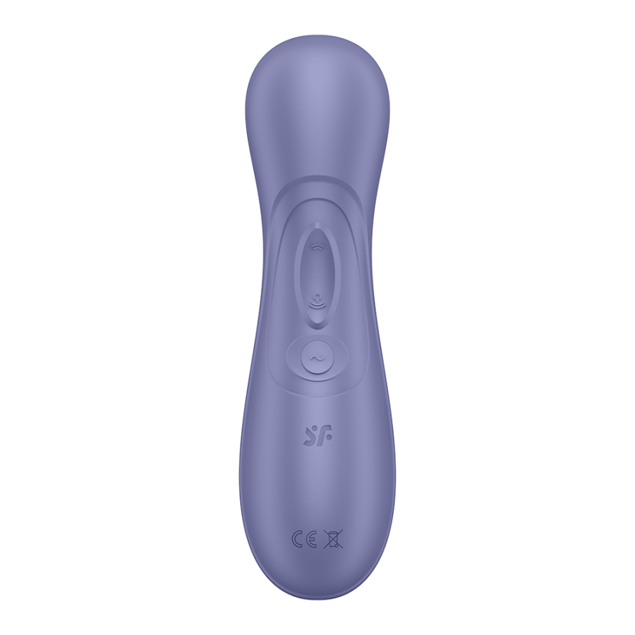 Stimulateur de clitoris 2 embouts Connecté avec technologie Liquid air Pro 2 Generation 3 violet USB Satisfyer - CC597815
