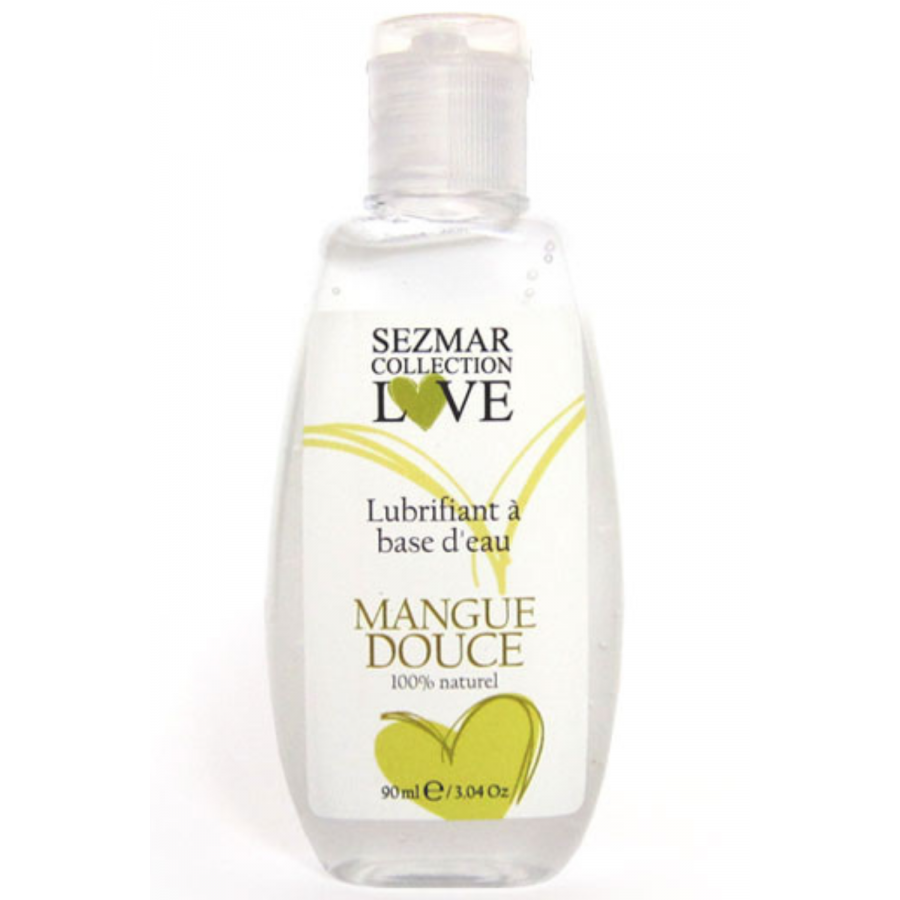 Lubrifiant à base d'eau 100% naturel Mangue Douce 90 ml - SEZ079