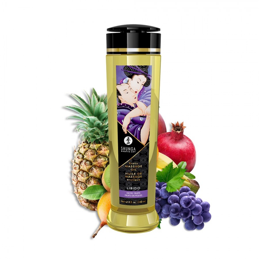 Huile de massage aphrodisiaque Fruits Exotiques 240ml - CC2027 Huile de massage aphrodisiaque Fruits Exotiques 240ml - CC2027