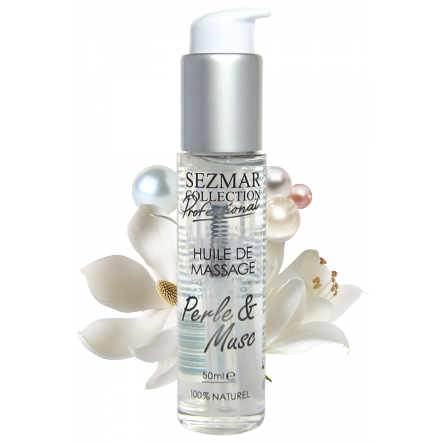 Huile de massage professionnelle Perle Musc 100% naturelle 50 ml - SEZ101 Huile de massage professionnelle Perle Musc 100% naturelle 50 ml - SEZ101