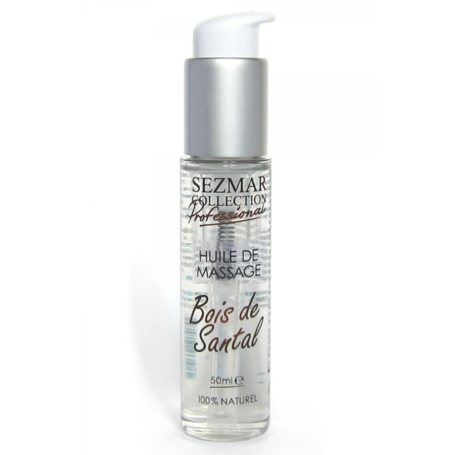 Huile de massage professionnelle Bois de Santal 100% naturelle 50 ml - SEZ092 Huile de massage professionnelle Bois de Santal 100% naturelle 50 ml - SEZ092